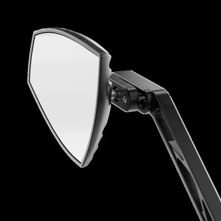 Retrovisor de manillar HIGHSIDER pro Wave - negro/negro