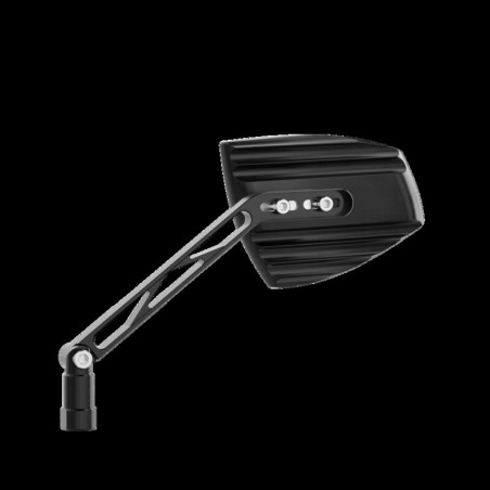 Retrovisor de manillar HIGHSIDER pro Wave - negro/plata