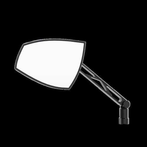 Retrovisor de manillar HIGHSIDER pro Wave - negro/plata