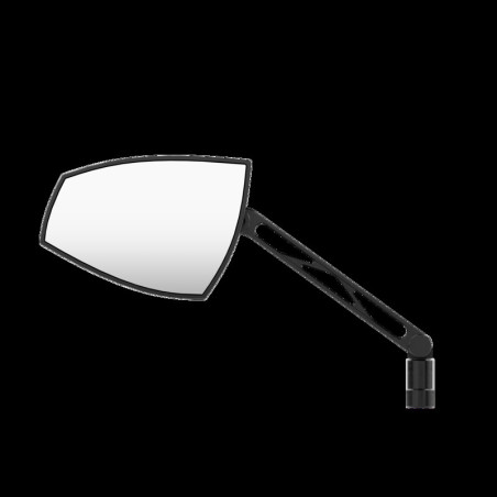 Retrovisor de manillar HIGHSIDER pro Wave - negro/rojo