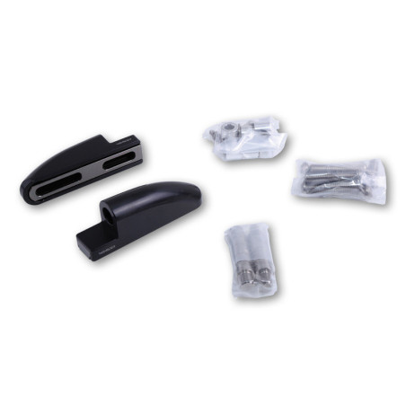 Set adaptadores HIGHSIDER pro FB-1 para retrovisor de carenado - largo - mecanizado CNC