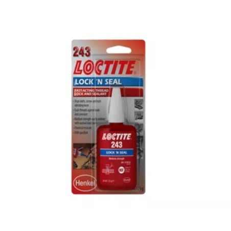 Fijador de roscas LOCTITE 243 media resistencia - Bote 24ml