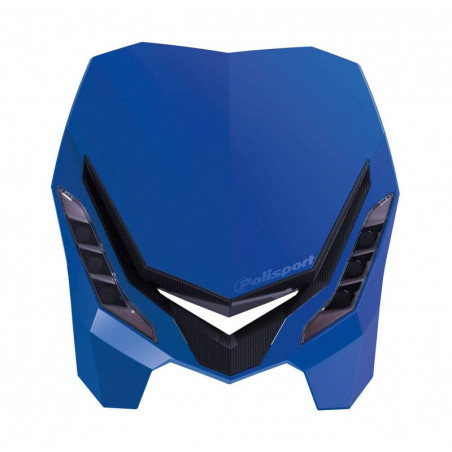 Careta con faro POLISPORT E-Blaze azul