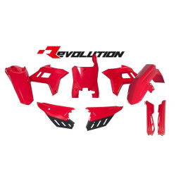 Kit de plástica RACETECH (6 pcs) - Rojo