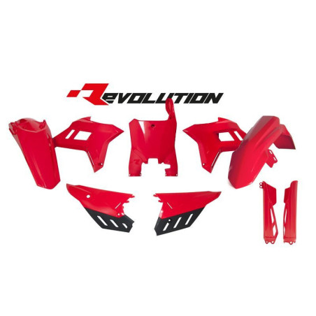 Kit de plástica RACETECH (6 pcs) - Rojo