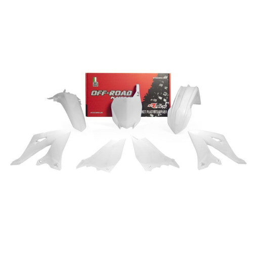 Kit de plástica RACETECH (5 pcs) - Blanco
