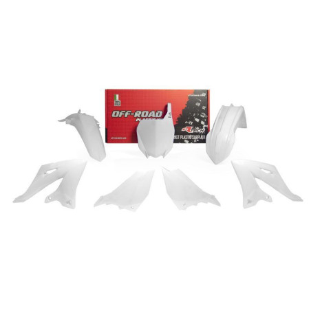 Kit de plástica RACETECH (5 pcs) - Blanco