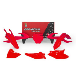 Kit de plástica RACETECH (6 pcs) - Rojo