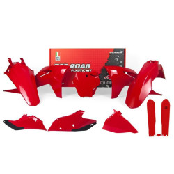 Kit de plástica RACETECH (7 pcs) - Rojo