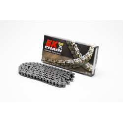 Cadena de transmisión EK CHAIN 520 MVXZ2 - Retenes QX-Ring - Cierre tipo remache