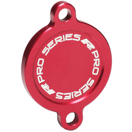 Tapa de filtro de aceite RFX Pro Series - rojo