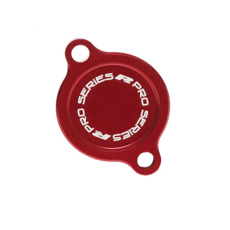 Tapa de filtro de aceite RFX Pro Series - rojo