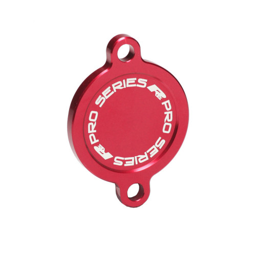 Tapa de filtro de aceite RFX Pro Series - rojo
