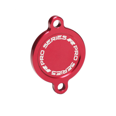 Tapa de filtro de aceite RFX Pro Series - rojo