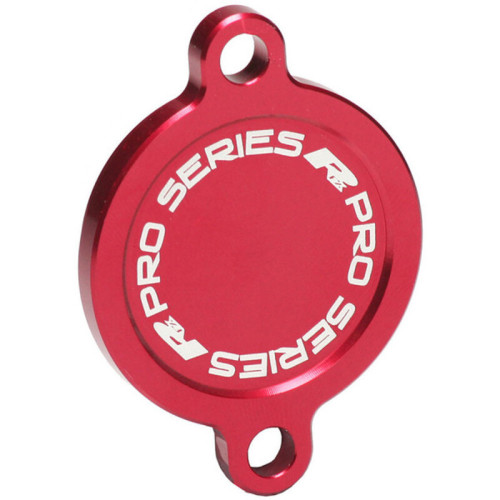 Tapa de filtro de aceite RFX Pro Series - rojo