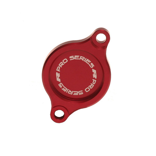 Tapa de filtro de aceite RFX Pro Series - rojo
