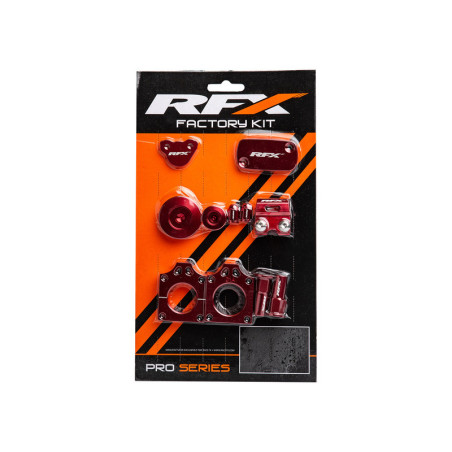 Kit anodizado de estética RFX Factory - rojo