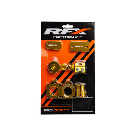 Kit anodizado de estética RFX Factory - amarillo