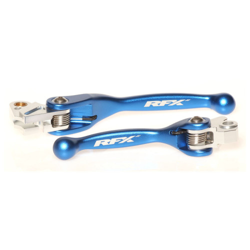 Juego de manetas flexibles forjadas RFX Race Series - azul