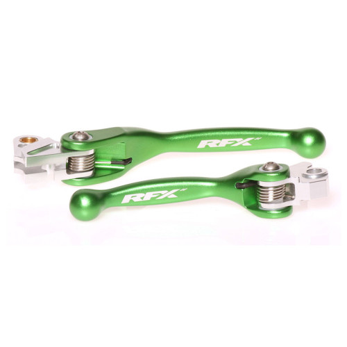 Juego de manetas flexibles forjadas RFX Race Series - verde