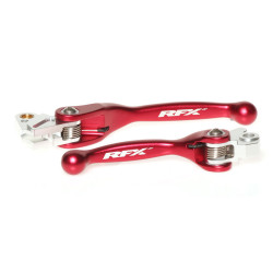 Juego de manetas flexibles forjadas RFX Race Series - rojo