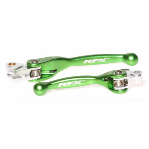 Juego de manetas flexibles forjadas RFX Race Series - verde