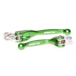Juego de manetas flexibles forjadas RFX Race Series - verde