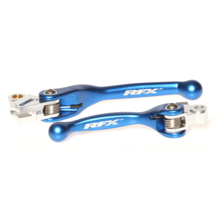 Juego de manetas flexibles forjadas RFX Race Series - azul