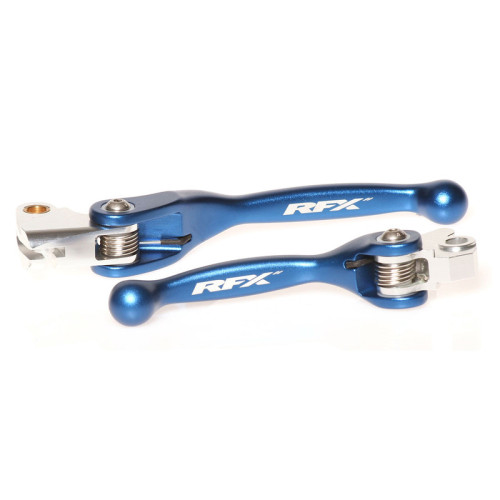 Juego de manetas flexibles forjadas RFX Race Series - azul