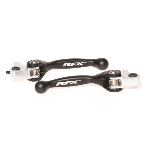 Juego de manetas flexibles forjadas RFX Race Series - negro