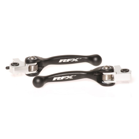 Juego de manetas flexibles forjadas RFX Race Series - negro