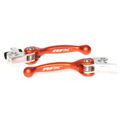 Juego de manetas flexibles forjadas RFX Race Series - naranja