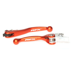 Juego de manetas flexibles forjadas RFX Race Series - naranja