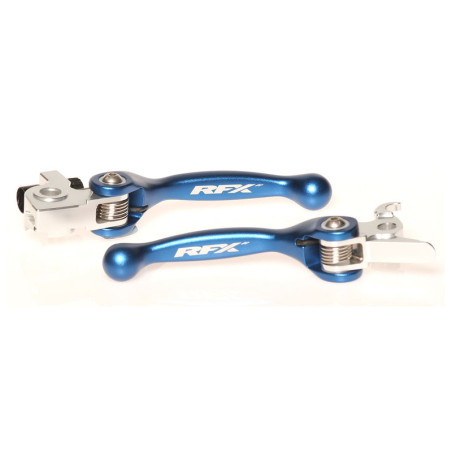 Juego de manetas flexibles forjadas RFX Race Series - azul