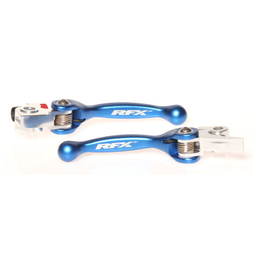Juego de manetas flexibles forjadas RFX Race Series - azul