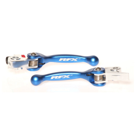 Juego de manetas flexibles forjadas RFX Race Series - azul