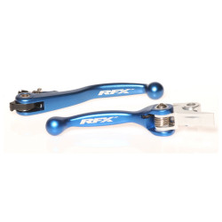 Juego de manetas flexibles forjadas RFX Race Series - azul