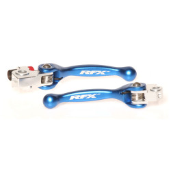 Juego de manetas flexibles forjadas RFX Race Series - azul