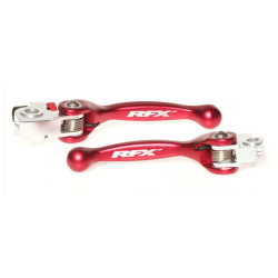 Juego de manetas flexibles forjadas RFX Race Series - rojo