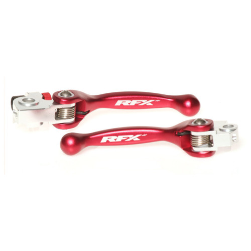 Juego de manetas flexibles forjadas RFX Race Series - rojo