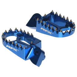 Estriberas RFX Pro Series aluminio CNC - azul