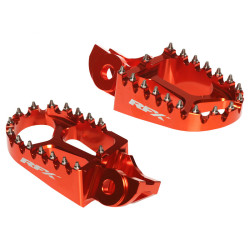 Estriberas RFX Pro Series aluminio CNC - naranja