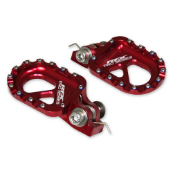 Estriberas RFX Pro Series Trials aluminio CNC - negro