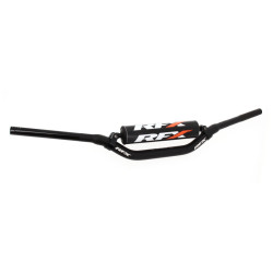 Manillar cónico con barra de refuerzo RFX Pro Series F8 RC High - 28,6 mm - negro