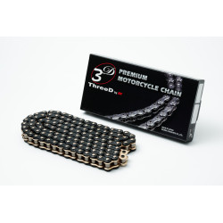 Cadena de transmisión EK CHAIN ThreeD® 530 Z/3D - Retenes QX2-Ring - Cierre tipo remache