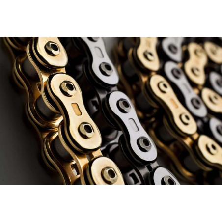 Cadena de transmisión EK CHAIN ThreeD® 520 RV/3D - Retenes NX-Ring - Cierre tipo remache