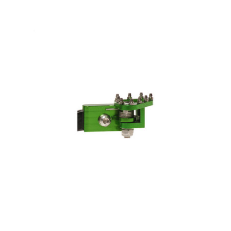 Puntera plegable mecanizada de pedal de freno RFX Pro Series - verde