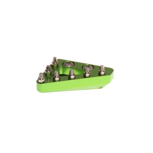 Puntera fija mecanizada de pedal de freno RFX Pro Series - verde
