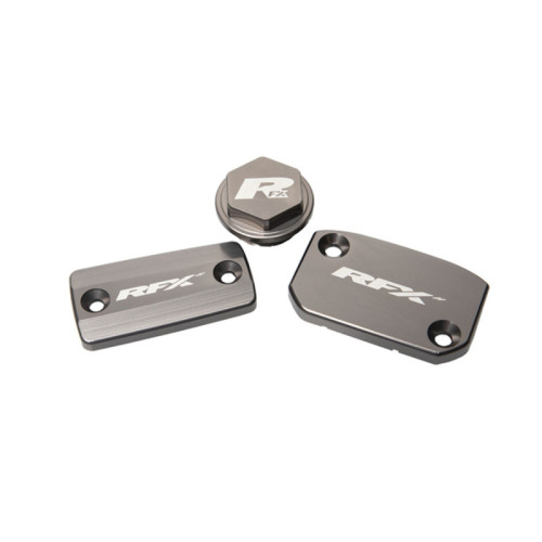Kit de tapa de depósito RFX Pro Series - gris mineral / freno Brembo y embrague Magura