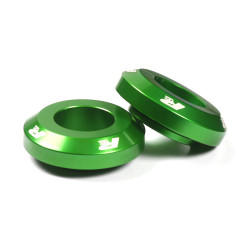 Espaciadores de rueda traseros RFX Pro Series FAST - verde